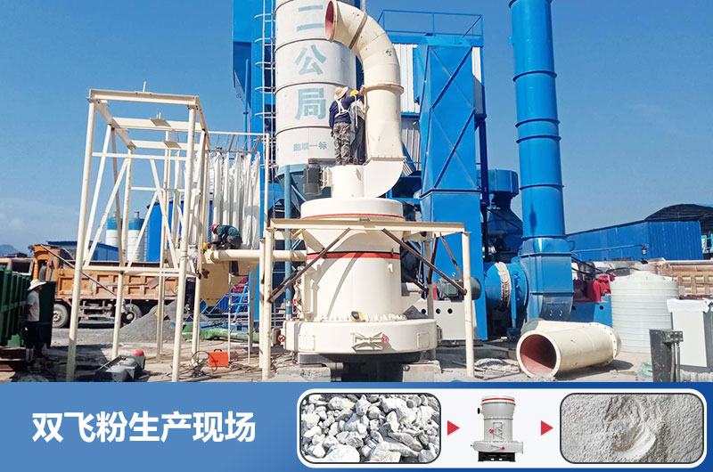 双飞粉生产设备有哪些？双飞粉生产工艺流程图