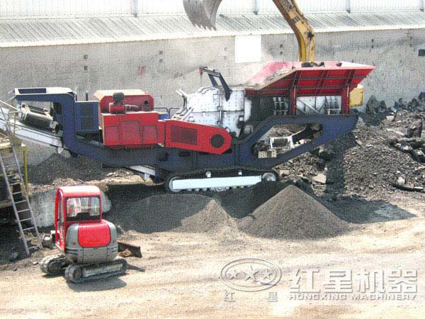 一体化建筑垃圾破碎站
